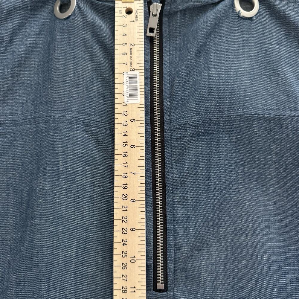 Rag & Bone Soft Denim Pinafore Overall Dress A-Line Zipper Back 90s Layering 10 - Picture 12 of 15